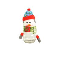 New Creative Christmas Transparent Plastic Doll Candy Jar Wholesale Nihaojewelry sku image 5