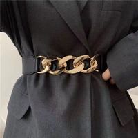 Fashion Solid Color Metal Chain Belt sku image 1