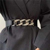 Fashion Solid Color Metal Chain Belt sku image 2