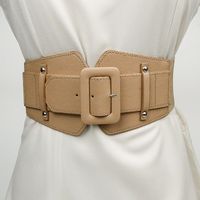 Fashion Solid Color Pu Leather Belt main image 4