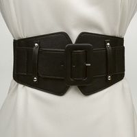 Fashion Solid Color Pu Leather Belt main image 2