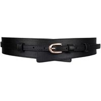Basic Solid Color Pu Leather Metal Button Belt main image 3