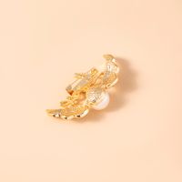 Cute Wings Alloy Plating Artificial Pearl Brooches main image 3