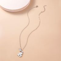 Simple Style Map Stainless Steel Necklace Plating Stainless Steel Necklaces main image 4