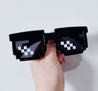 Unisex Cute Geometric Heart Shape Special-shaped Mirror Sunglasses sku image 3