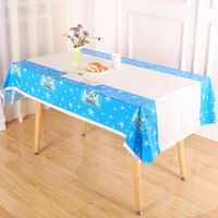 Birthday Party Disposable Rectangular Tablecloth Decoration Supplies main image 1