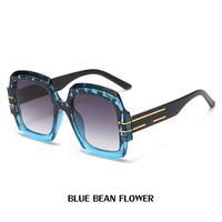 Fashion Big Frame Ladies Box Sunglasses  European And American Cross-border Sunglasses Wholesale sku image 4