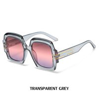 Fashion Big Frame Ladies Box Sunglasses  European And American Cross-border Sunglasses Wholesale sku image 3