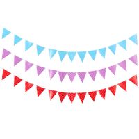 Triangle Flag Festive Party Layout Banner Polka Dot Bunting main image 3