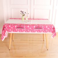 Birthday Party Disposable Rectangular Tablecloth Decoration Supplies main image 2