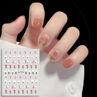 Cute Flower Plastic Nail Patches Nail Supplies main image 1