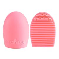 Solid Color Silica Gel Makeup Brush Cleaning Tools sku image 4