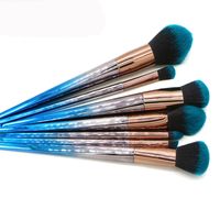 7 Set Diamond Face Powder Eye Shadow Beauty Makeup Brush Tools main image 4