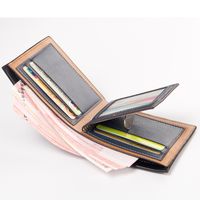 Fashion Solid Color Square Small Wallet main image 5