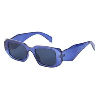 Irregular Frame Clashing Color Sunglasses Wholesale Nihaojewelry sku image 4
