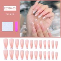 Wear Armor Finished Product Nail Tip Disassembly Removable Wear Nail Stickers sku image 9