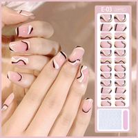 Wear Armor Finished Product Nail Tip Disassembly Removable Wear Nail Stickers sku image 30