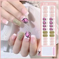 Wear Armor Finished Product Nail Tip Disassembly Removable Wear Nail Stickers sku image 33