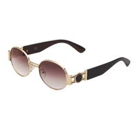 Nouveau Style De Mode Corée Lunettes De Soleil À Monture Ronde sku image 3