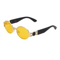 Nouveau Style De Mode Corée Lunettes De Soleil À Monture Ronde sku image 2