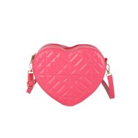 Fashion Heart Shape Quilted Heart-shaped Zipper Shoulder Bag sku image 2