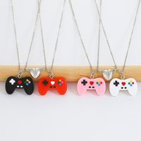 Funny Game Console Resin Plating Pendant Necklace 2 Piece Set main image 1