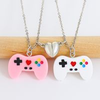 Funny Game Console Resin Plating Pendant Necklace 2 Piece Set main image 3