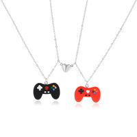 Funny Game Console Resin Plating Pendant Necklace 2 Piece Set main image 5