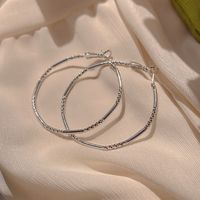 Exaggerated Circle Alloy Plating Earrings 1 Pair main image 1