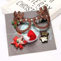 Christmas Glasses Hairpin Decorations Wholesale Nihaojewelry sku image 32