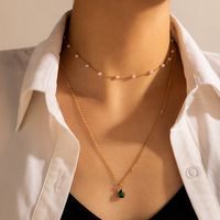 Fashion Alloy Geometric Pattern Necklace Daily Artificial Pearl main image 5