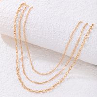 Basic Style (simple Style) Alloy Geometric Pattern Necklace Daily Copper Rings main image 2