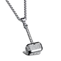 Personal Isierte Quake Hammer Anhänger Dominierende Männer Titan Stahl Halskette Coole Geschenke Für Freunde, Um Mitzumachen sku image 4