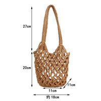 2022 New Summer Hollow Mesh Single Shoulder Woven Handbag Women main image 4