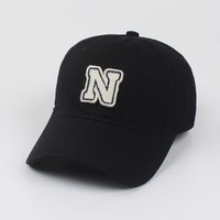 New Summer Fashion Casual N Letter Outdoor Peaked Baseball Cap sku image 1