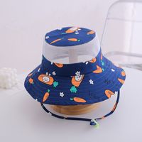 Children's Fashion Cute Uv Protection Big Brim Fisherman Sun Hat sku image 2