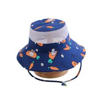 Children's Fashion Cute Uv Protection Big Brim Fisherman Sun Hat main image 2