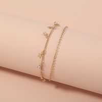 Fashion Alloy Five-pointed Star Bracelet Daily Electroplating 1 Piece main image 3