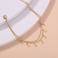 Fashion Alloy Five-pointed Star Bracelet Daily Electroplating 1 Piece main image 5