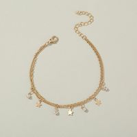 Fashion Alloy Five-pointed Star Bracelet Daily Electroplating 1 Piece main image 6