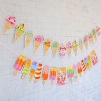 Ice Cream Paper Decorative Props Party Decorations main image 6