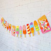 Ice Cream Paper Decorative Props Party Decorations main image 4