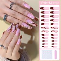 Wear Armor Finished Product Nail Tip Disassembly Removable Wear Nail Stickers sku image 39