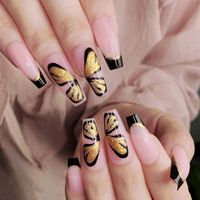 Fashion Geometric Butterfly Resin Nail Patches Nail Supplies main image 1