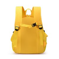 Cute Solid Color Zipper Backpack main image 3