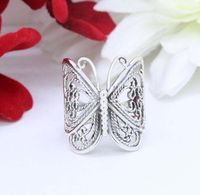 Sweet Butterfly Alloy Plating Women's Open Ring main image 5