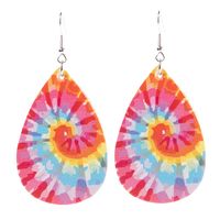 Fashion Water Droplets Alloy Printing No Inlaid Earrings 1 Pair sku image 6