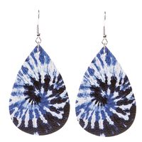 Fashion Water Droplets Alloy Printing No Inlaid Earrings 1 Pair sku image 9