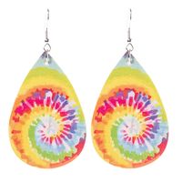 Fashion Water Droplets Alloy Printing No Inlaid Earrings 1 Pair sku image 10
