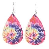 Fashion Water Droplets Alloy Printing No Inlaid Earrings 1 Pair sku image 7